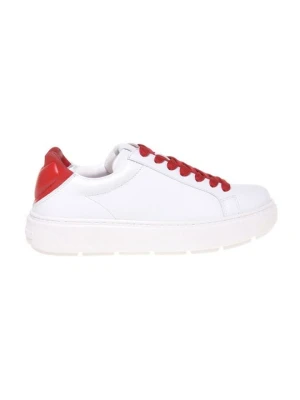 Sneakersy niskie LOVE MOSCHINO czerwony