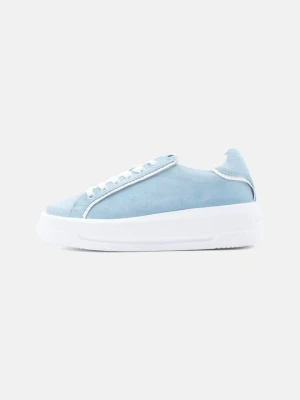 Sneakersy niskie LOVE MOSCHINO jasnoniebieski