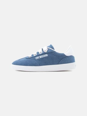 Sneakersy niskie LOVE MOSCHINO jasnoniebieski