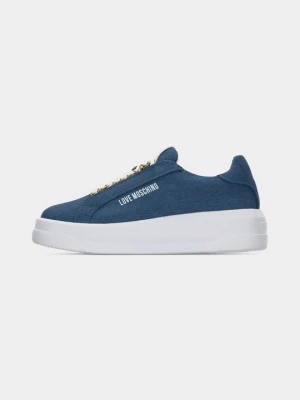Sneakersy niskie LOVE MOSCHINO jasnoniebieski