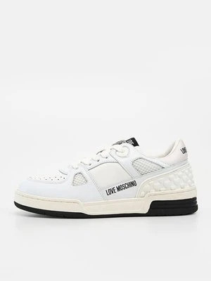 Sneakersy niskie LOVE MOSCHINO mleczny