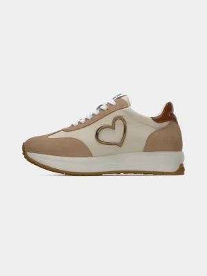 Sneakersy niskie LOVE MOSCHINO mleczny