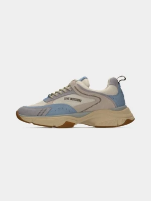 Sneakersy niskie LOVE MOSCHINO mleczny