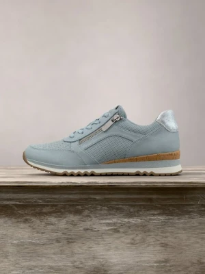 Sneakersy niskie Marco Tozzi jasnoniebieski