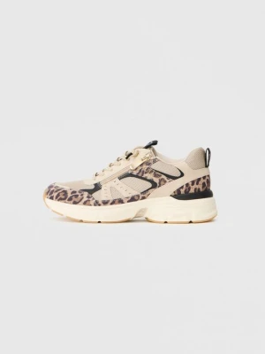 Sneakersy niskie Marco Tozzi jasny brąz