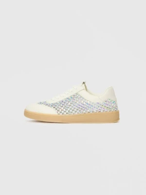 Sneakersy niskie Marco Tozzi mleczny