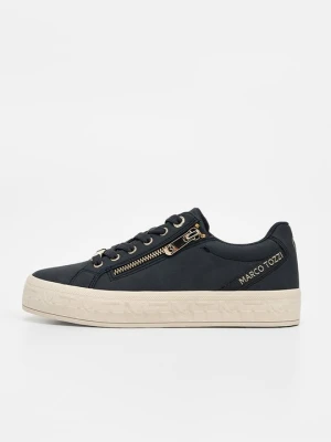 Sneakersy niskie Marco Tozzi niebieski denim