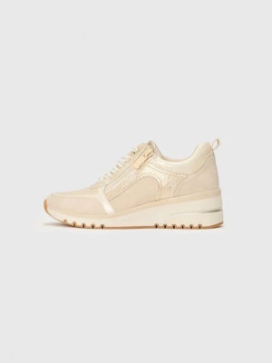 Sneakersy niskie Marco Tozzi piaskowy