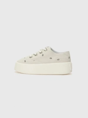 Sneakersy niskie MM6 Maison Margiela mleczny
