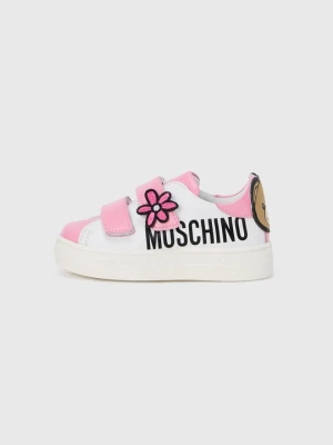 Sneakersy niskie MOSCHINO biały