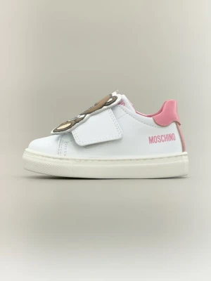 Sneakersy niskie MOSCHINO biały