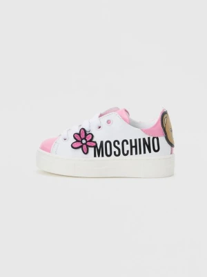 Sneakersy niskie MOSCHINO biały