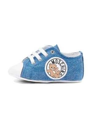 Sneakersy niskie MOSCHINO niebieski