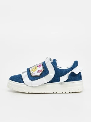 Sneakersy niskie MOSCHINO niebieski
