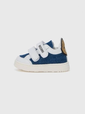 Sneakersy niskie MOSCHINO niebieski denim
