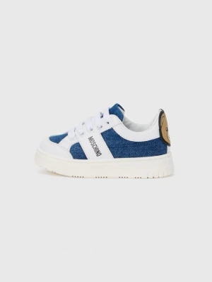 Sneakersy niskie MOSCHINO niebieski denim
