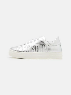 Sneakersy niskie MOSCHINO srebrny