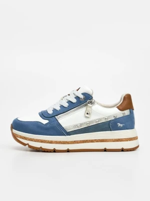 Sneakersy niskie Mustang jasnoniebieski