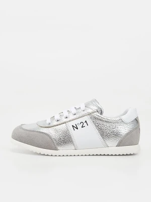 Sneakersy niskie N°21 srebrny