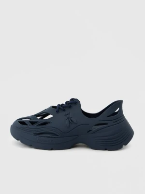 Sneakersy niskie Patrizia Pepe granatowy