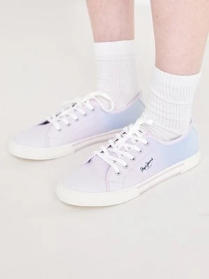 Sneakersy niskie Pepe Jeans fioletowy