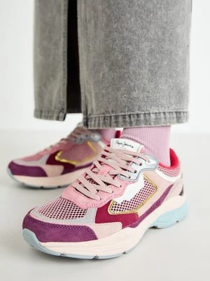 Sneakersy niskie Pepe Jeans bordowy