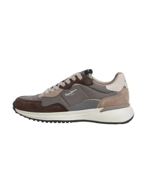 Sneakersy niskie Pepe Jeans ciemnobrązowy