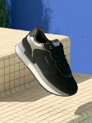 Sneakersy niskie Pepe Jeans czarny