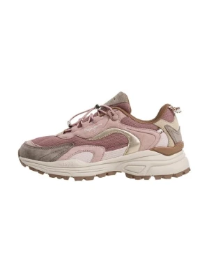 Sneakersy niskie Pepe Jeans koralowy