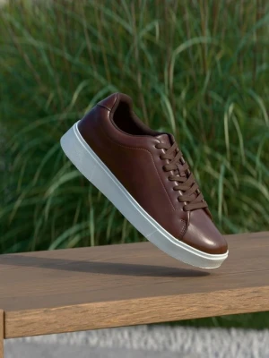 Sneakersy niskie Pier One By Zalando koniakowy