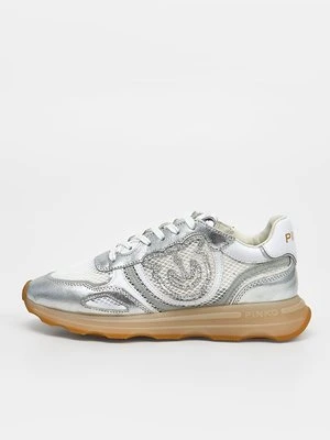 Sneakersy niskie Pinko srebrny