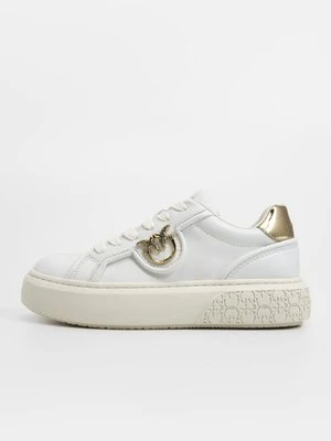 Sneakersy niskie Pinko biały