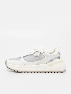 Sneakersy niskie Pinko mleczny