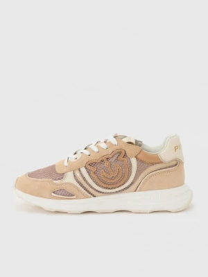 Sneakersy niskie Pinko beżowy