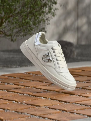 Sneakersy niskie Pinko biały