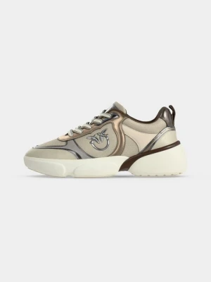 Sneakersy niskie Pinko mleczny