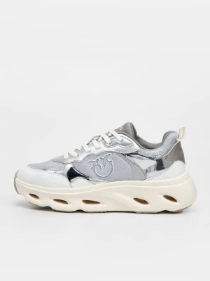 Sneakersy niskie Pinko srebrny