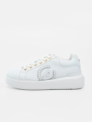 Sneakersy niskie Pollini biały