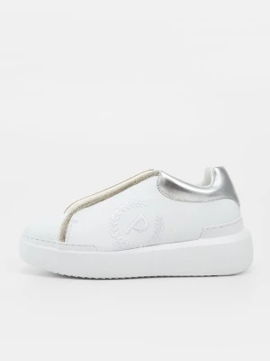 Sneakersy niskie Pollini biały