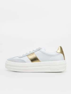Sneakersy niskie Pollini biały