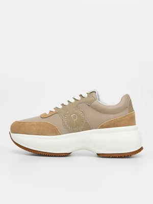 Sneakersy niskie Pollini piaskowy