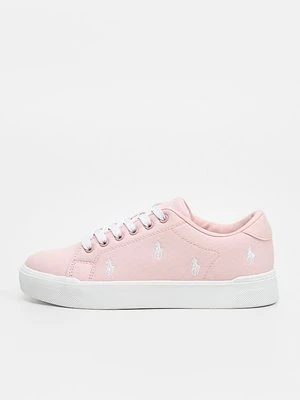 Sneakersy niskie Polo Ralph Lauren jasnoróżowy