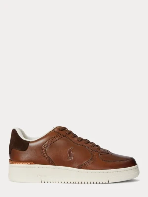 Sneakersy niskie Polo Ralph Lauren brązowy