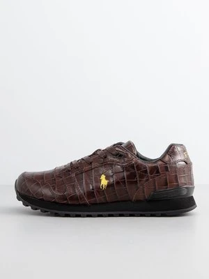 Sneakersy niskie Polo Ralph Lauren brązowy