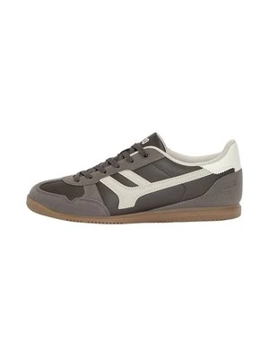 Sneakersy niskie PULL&BEAR ciemnobrązowy