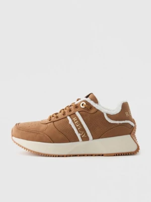 Sneakersy niskie Replay brązowy