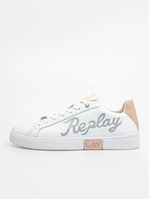 Sneakersy niskie Replay mleczny