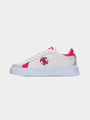 Sneakersy niskie Roberto Cavalli biały