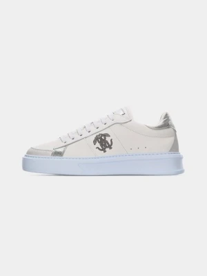 Sneakersy niskie Roberto Cavalli biały