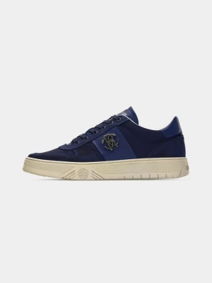 Sneakersy niskie Roberto Cavalli granatowy